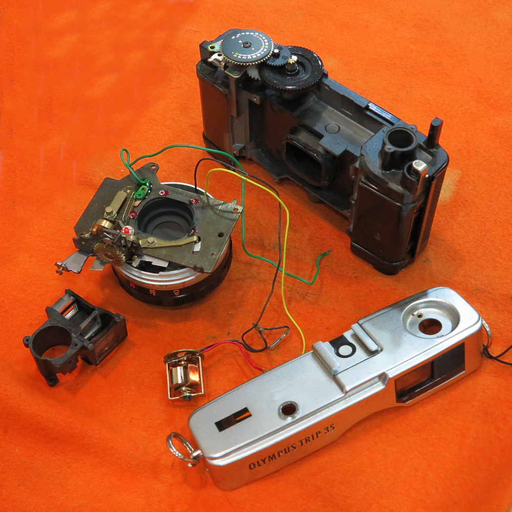 オリンパストリップ３５のカメラ修理 | 店主のブログ